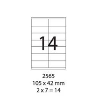 SMART LABEL 2565-100  105 x 42mm (14'S) 128169060