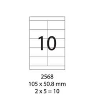 SMART LABEL 2568-100 105 x 50.8mm (10'S) 128169061