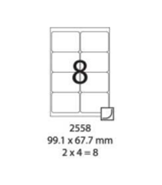 SMART LABEL 2558-100  99.1 x 67.7mm (8'S) 128169094