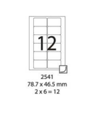 SMART LABEL 2541-100  78.7 x 46.5mm (12'S) 128169106