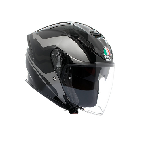 AGV K5 JET EVO Tune Grey/Black 內墨片帽款