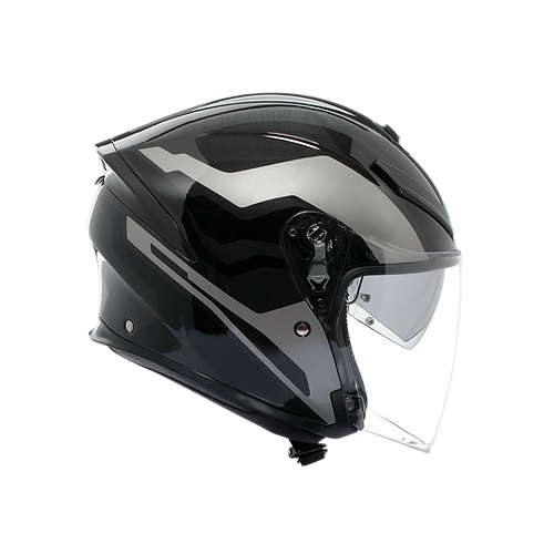 AGV K5 JET EVO Tune Grey/Black 內墨片帽款