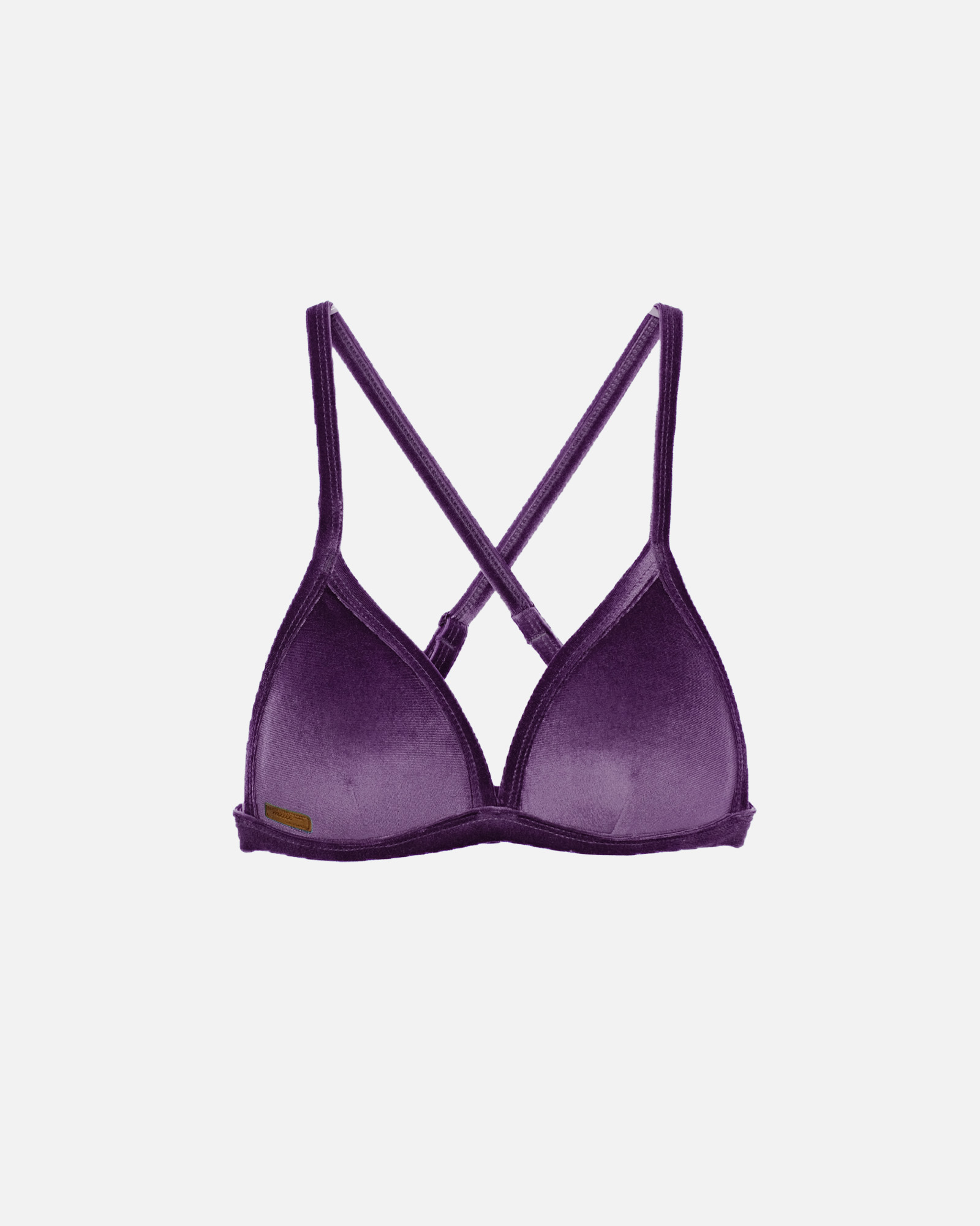 UPii 絨布三角美胸可調式背勾上衣特別色-XS