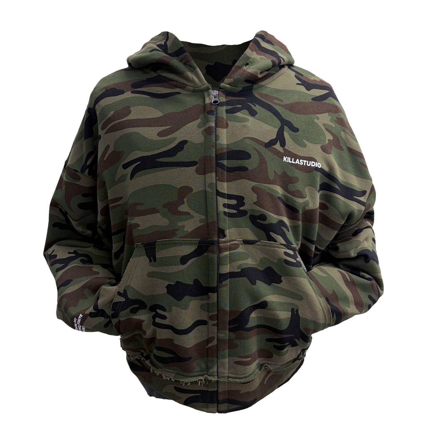 【車庫服飾】KILLASYSTEM 25FW DAMAGE ZIP UP PARKA