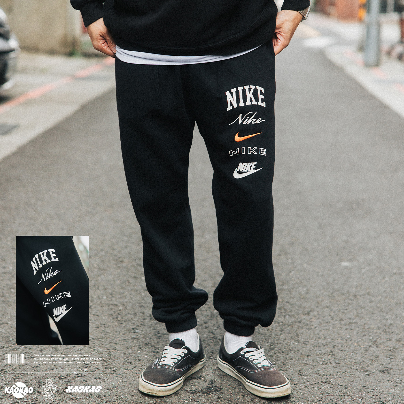 NIKE 長褲 Club 男款 內刷毛 抽繩 刺繡 寬鬆 棉褲 褲子【FN2644-010】