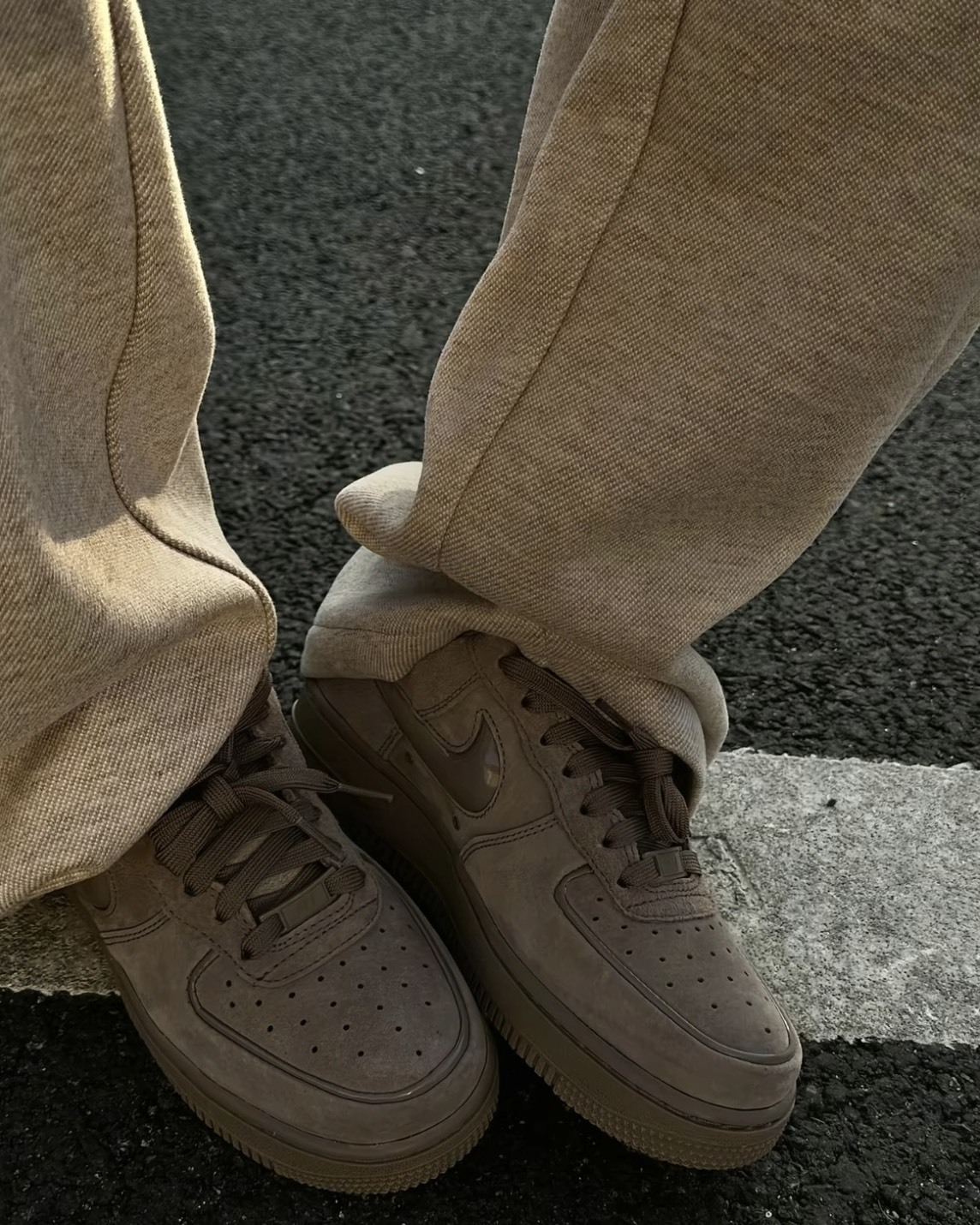 <奇蹟降價>Nike Air Force 1 '07 麂皮 復古 咖棕