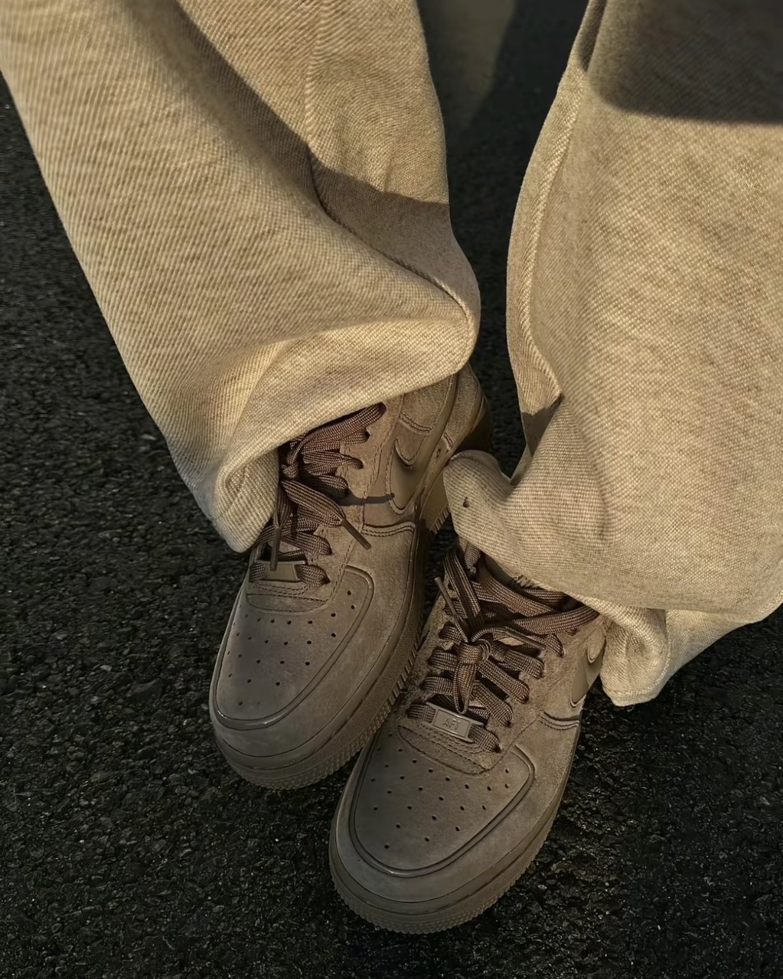 Nike Air Force 1 '07 麂皮 復古 咖棕