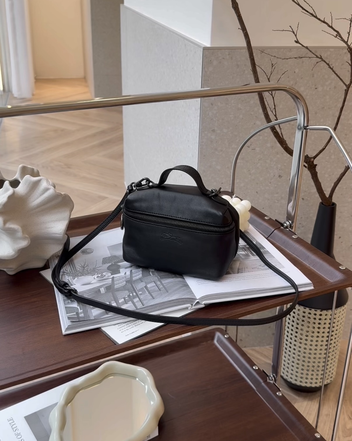 LONGCHAMP｜PLIAGE XTRA VANITY XS 盒子包 黑色