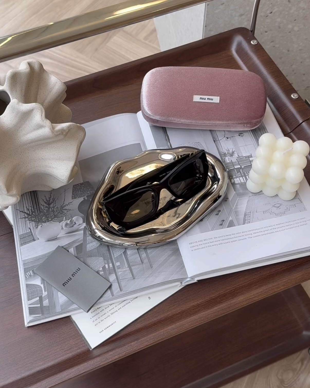 MIUMIU｜GLIMPSES 09W 墨鏡 黑色