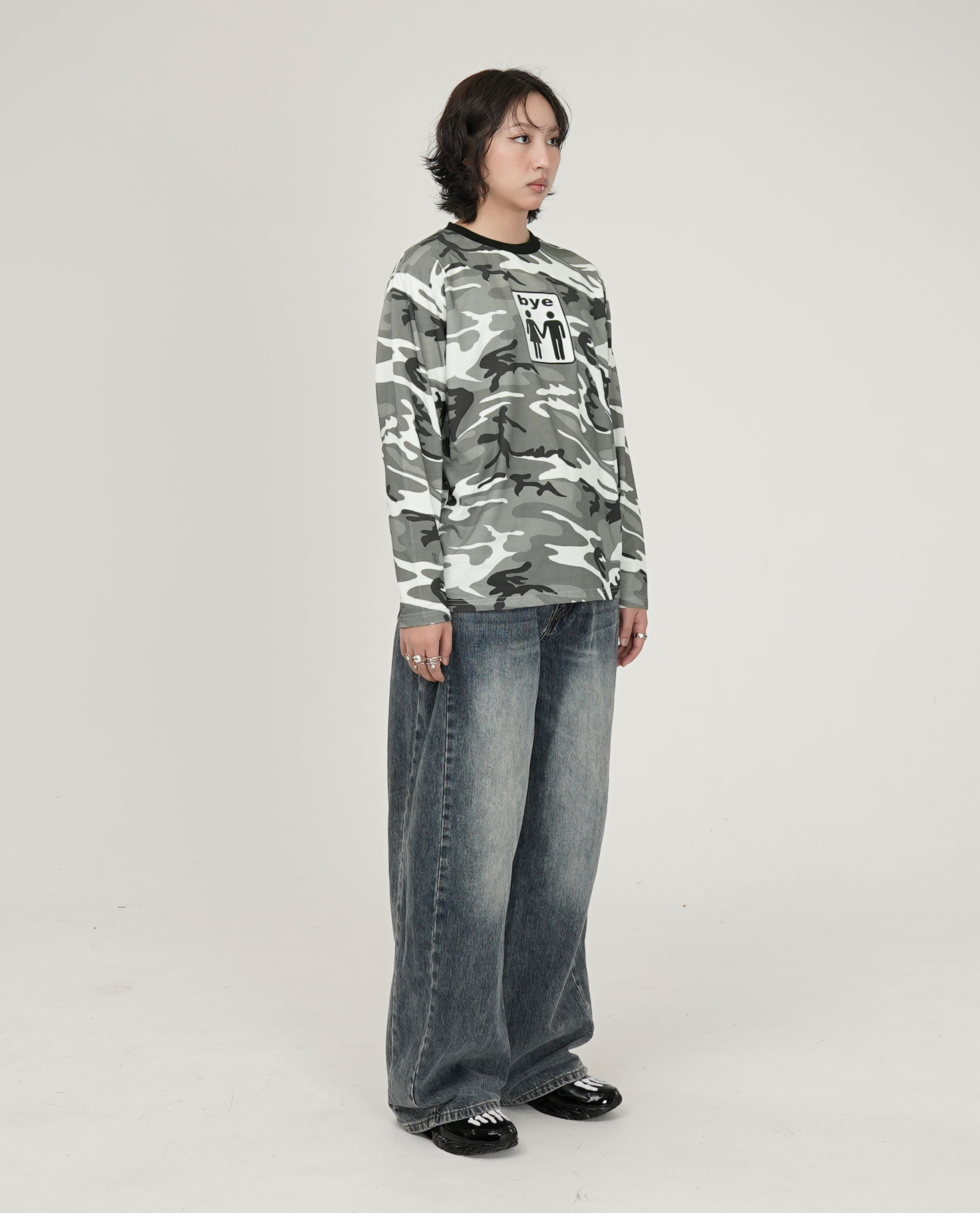 Bye Jeremy Couple Camo Long Sleeve - 25FW