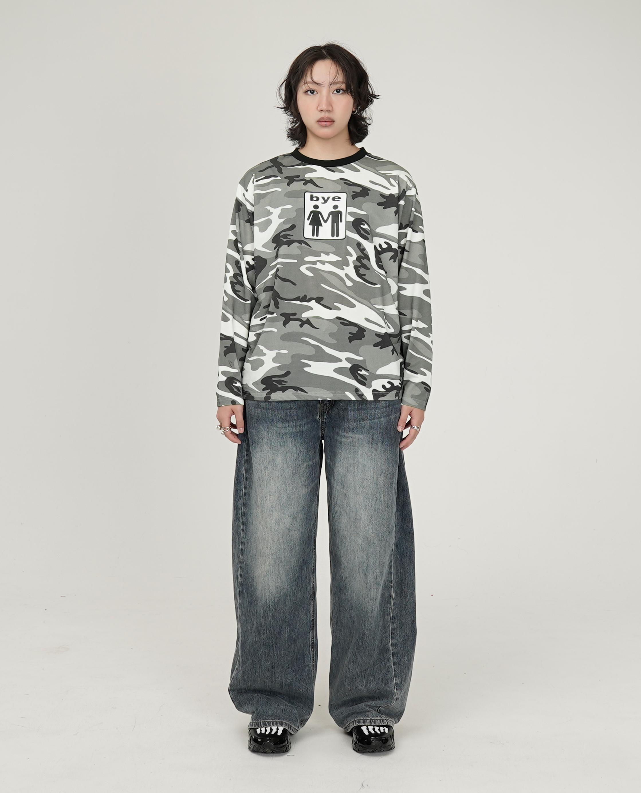 Bye Jeremy Couple Camo Long Sleeve - 25FW