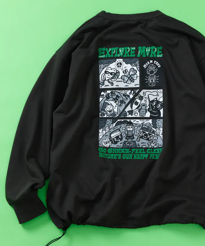 <預購> Coleman x Chocomoo x FREAK'S STORE 三方聯名抽繩圓領運動衫 (3colors)