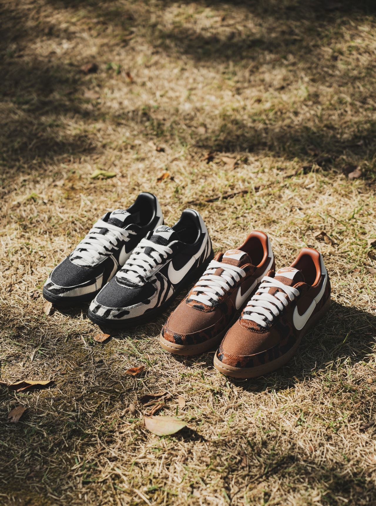 代購-<動物文系列>Nike Field General 麂皮 板鞋 女款 IM5768-200 豹紋 / IM5768-001斑馬紋