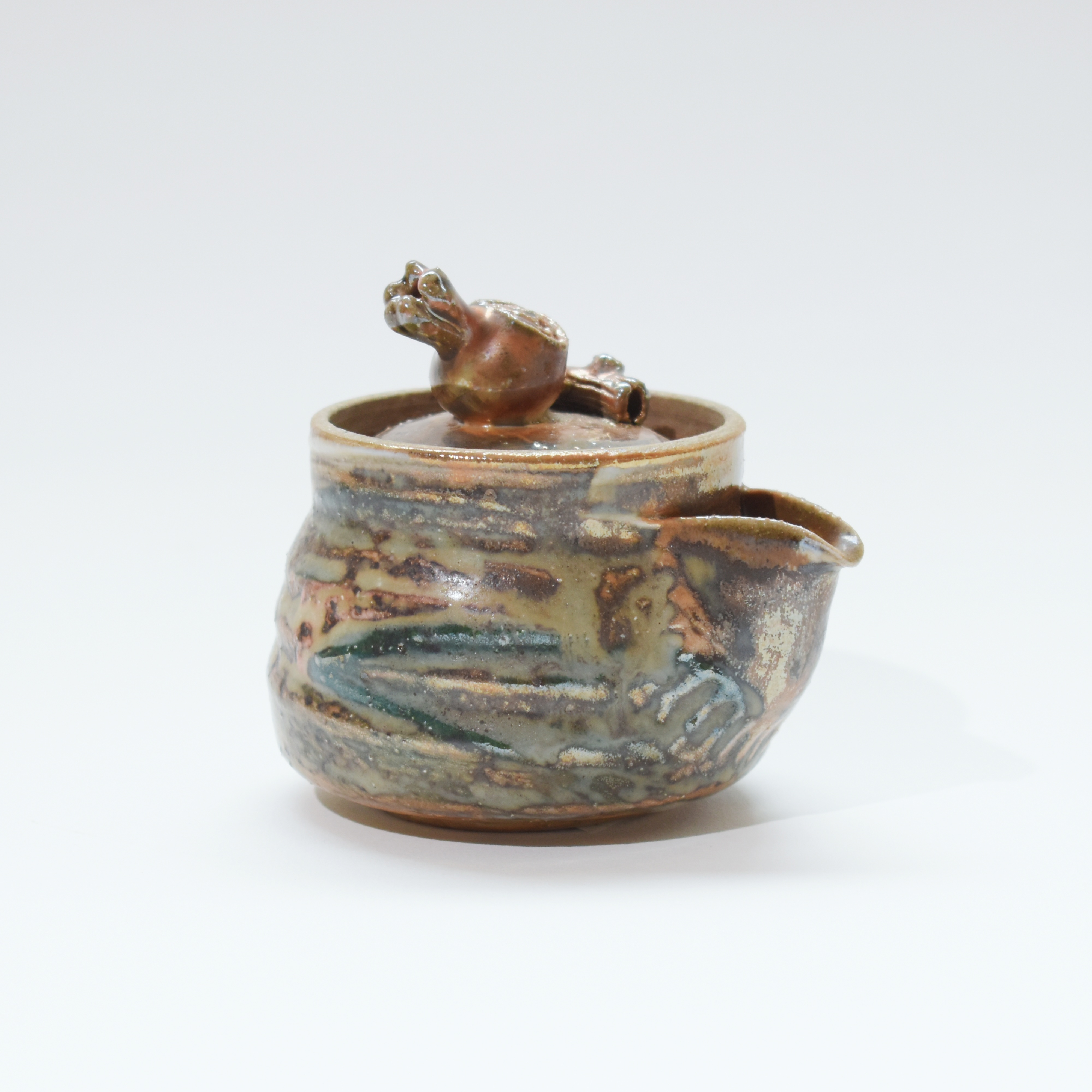 陶藝家 欒波 窯火共生 · 石榴易泡壺