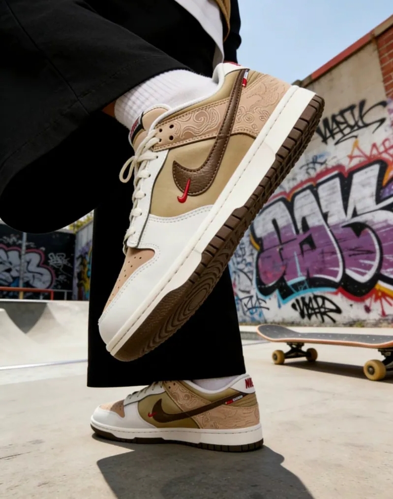 <馬年限定款🐴> NIKE DUNK LOW 'CNY' 棕白色 2026 馬年 新年限定 麂皮 刺繡 休閒鞋 IQ1118220