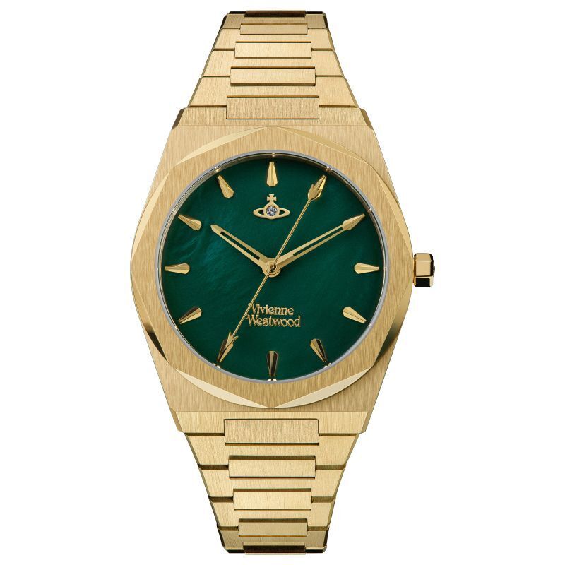 VV244GRGD 西太后 Vivienne Westwood Charterhouse 34mm 綠色貝母錶盤 女裝 手錶 (香港行貨)