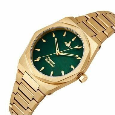 VV244GRGD 西太后 Vivienne Westwood Charterhouse 34mm 綠色貝母錶盤 女裝 手錶 (香港行貨)