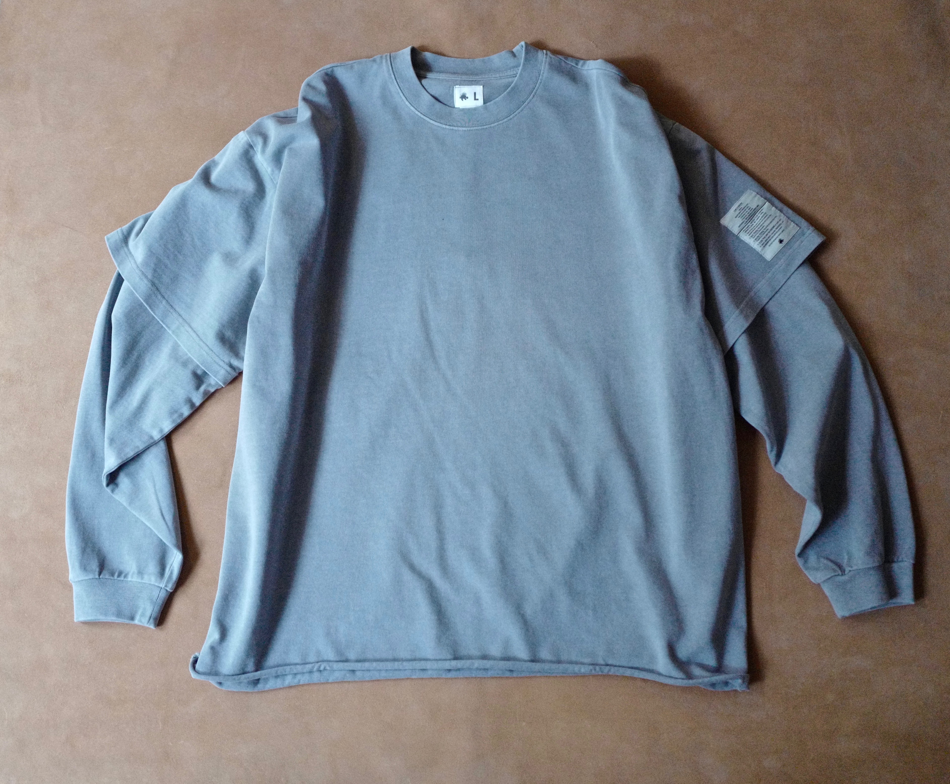 Club Stubborn The Outliers LS Tee - Washed Grey