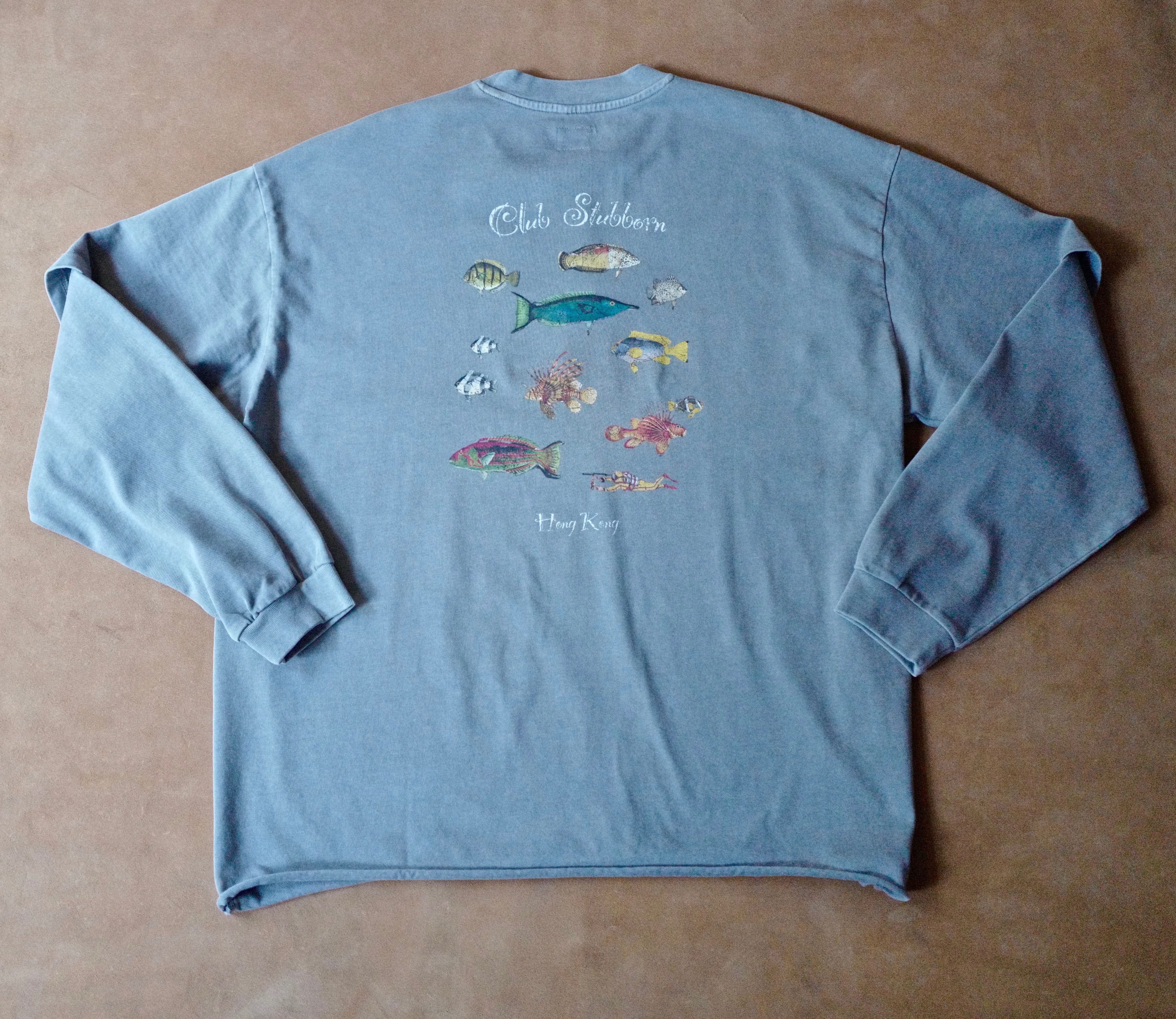 Club Stubborn The Outliers LS Tee - Washed Grey