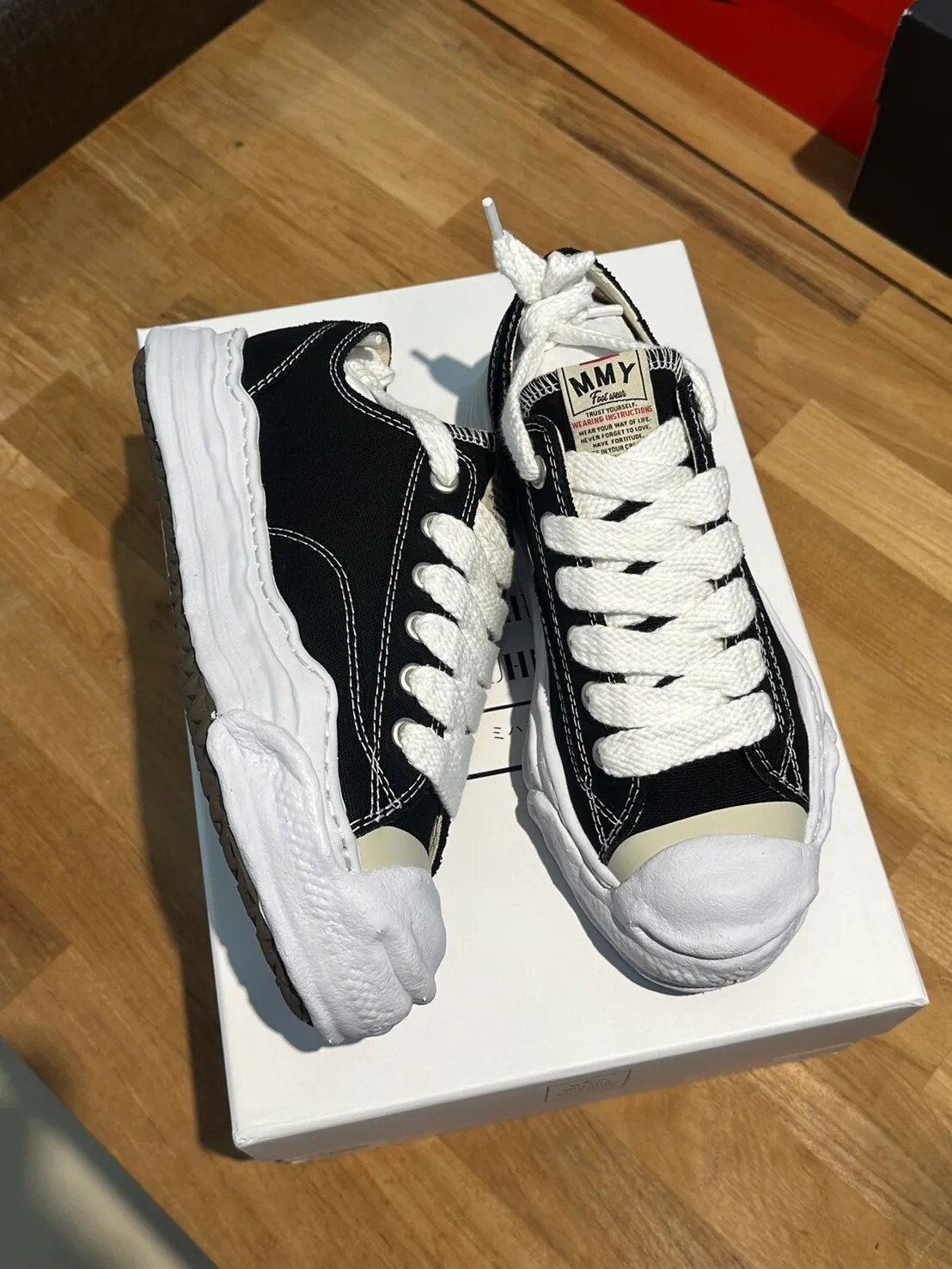 iSNEAKERS｜Maison Mihara Yasuhiro Hank OG Sole Canvas Low "Black" 黑色 三原康裕 A05FW702BK