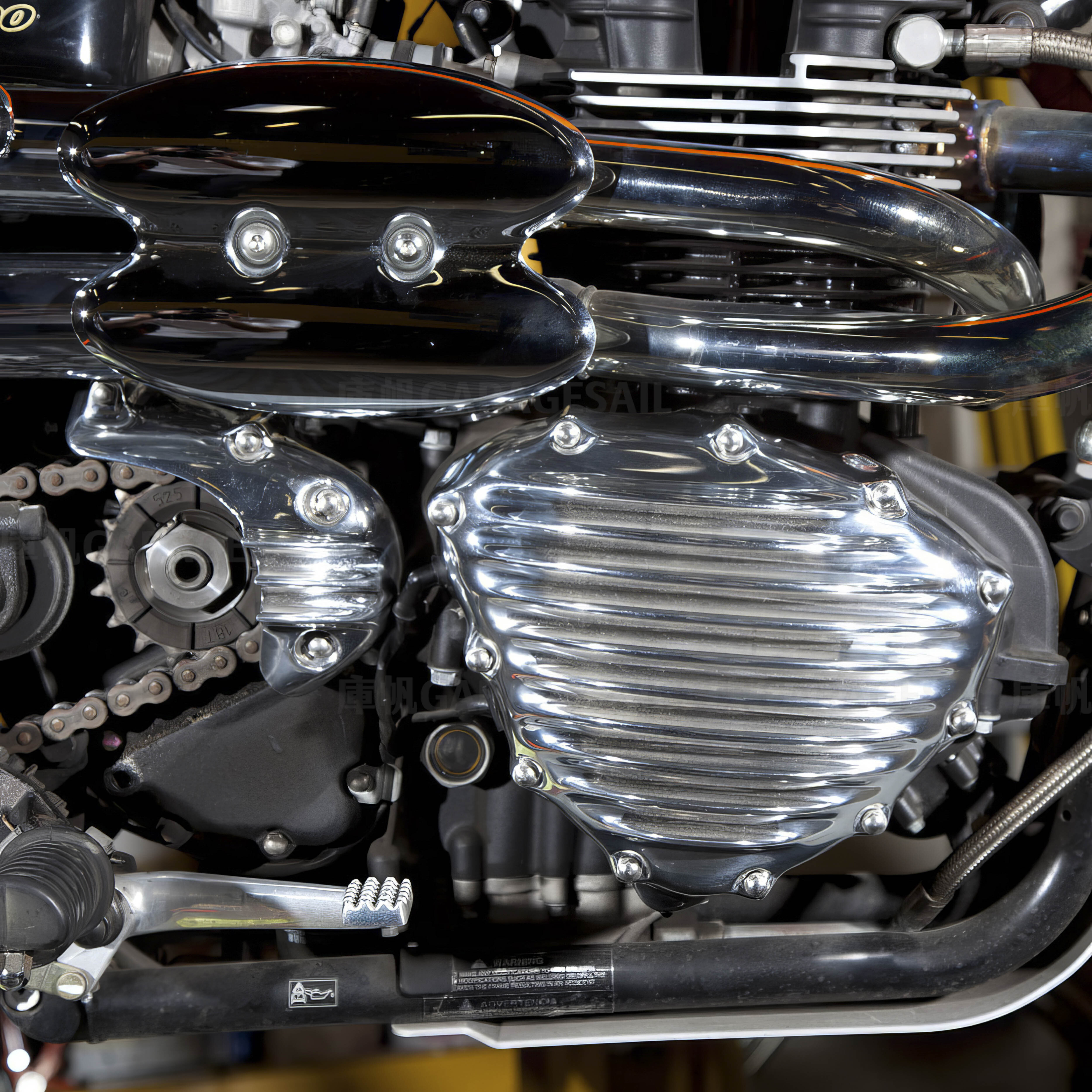 Speed Merchant 氣冷凱旋專用 正時蓋 拋光銀