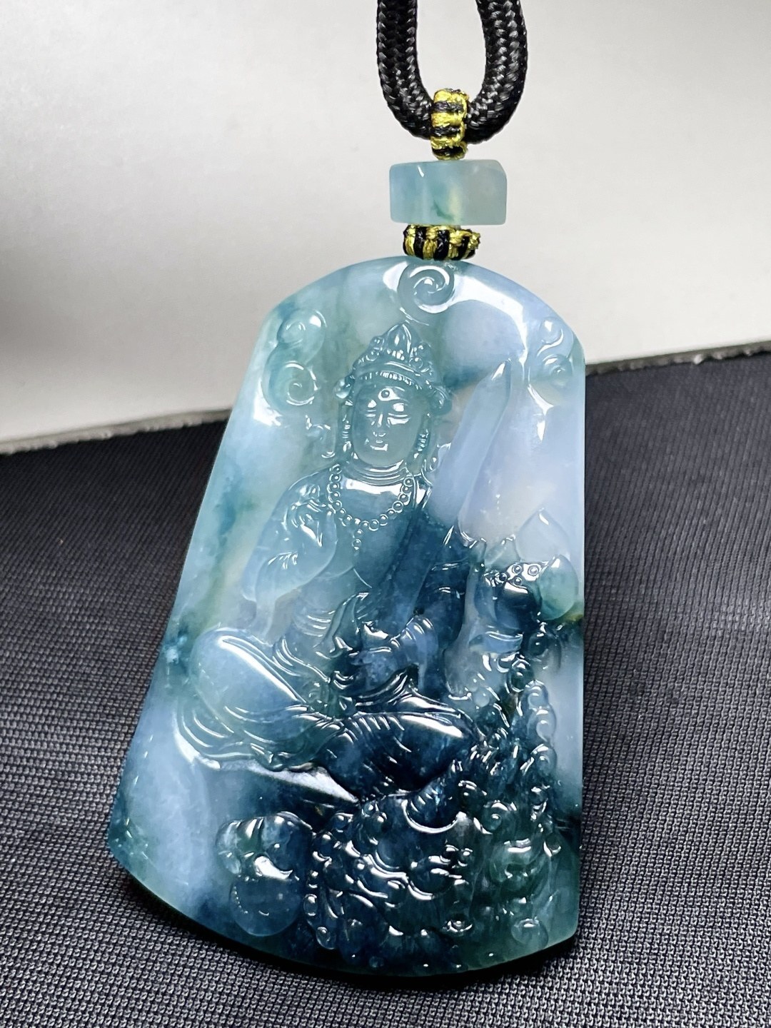 126432 翡翠文殊菩薩吊墜