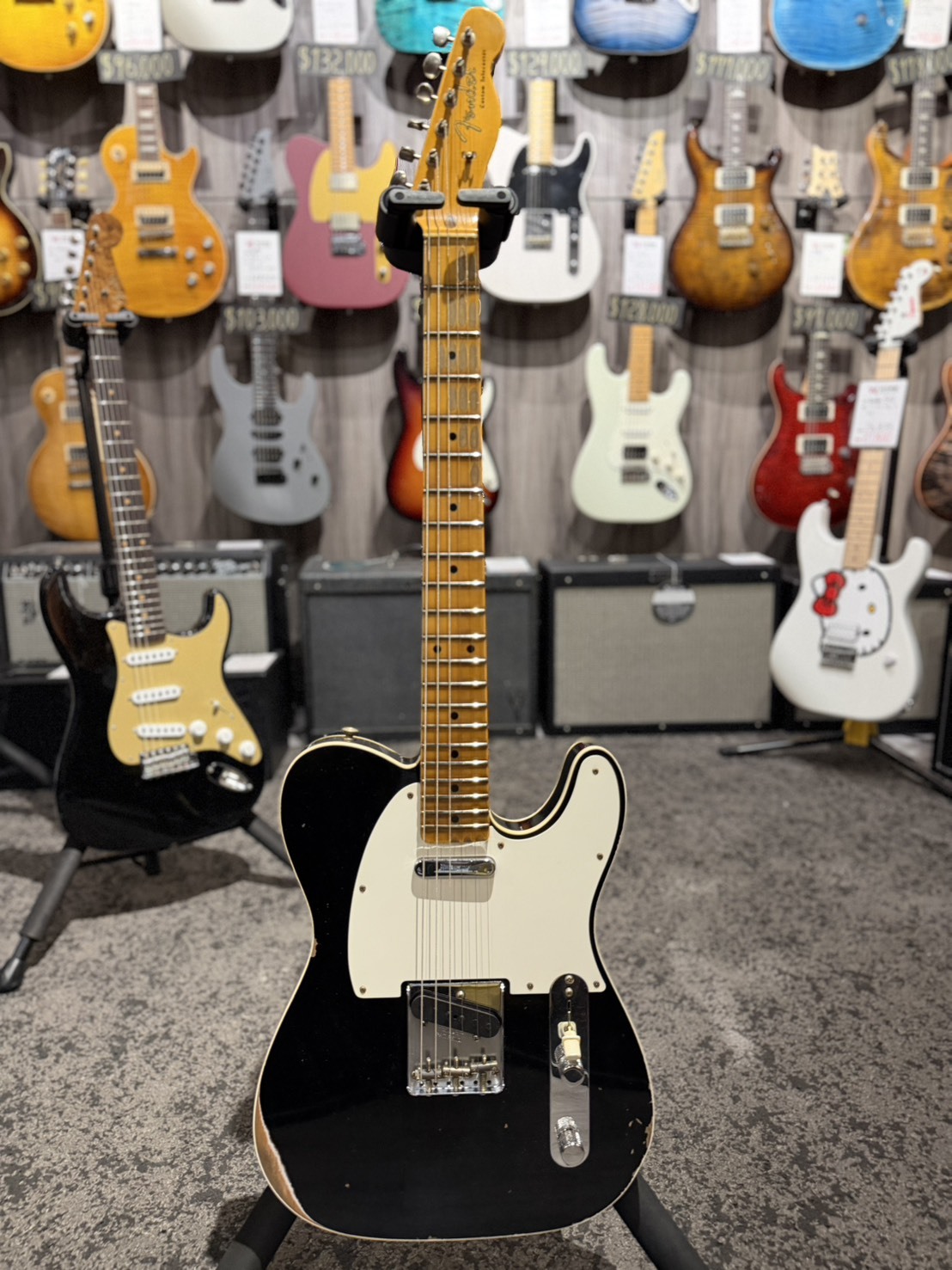 Fender CS 1959 TELE CUSTOM RELIC MN ABLK 【宛伶樂器】
