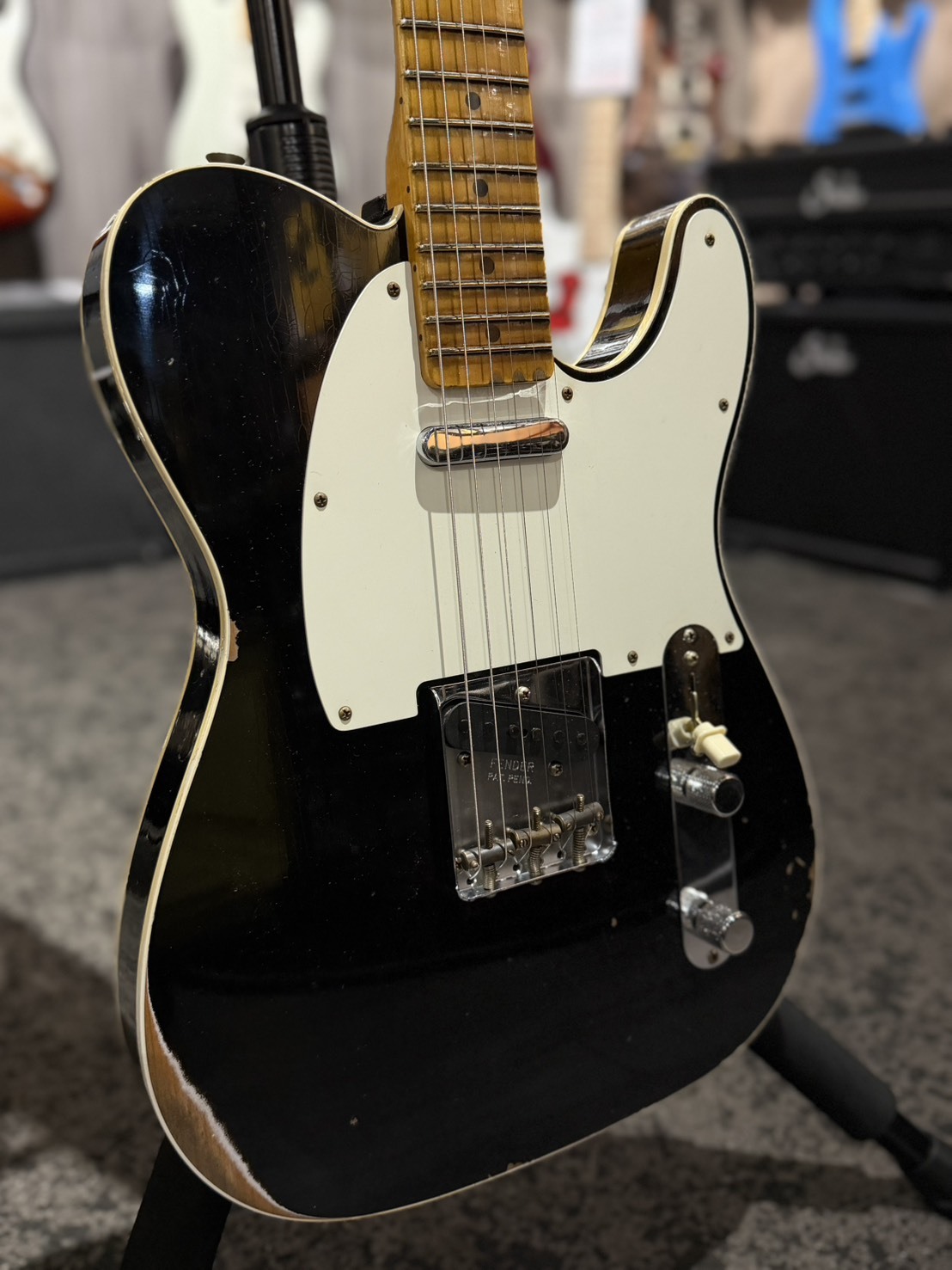 Fender CS 1959 TELE CUSTOM RELIC MN ABLK 【宛伶樂器】