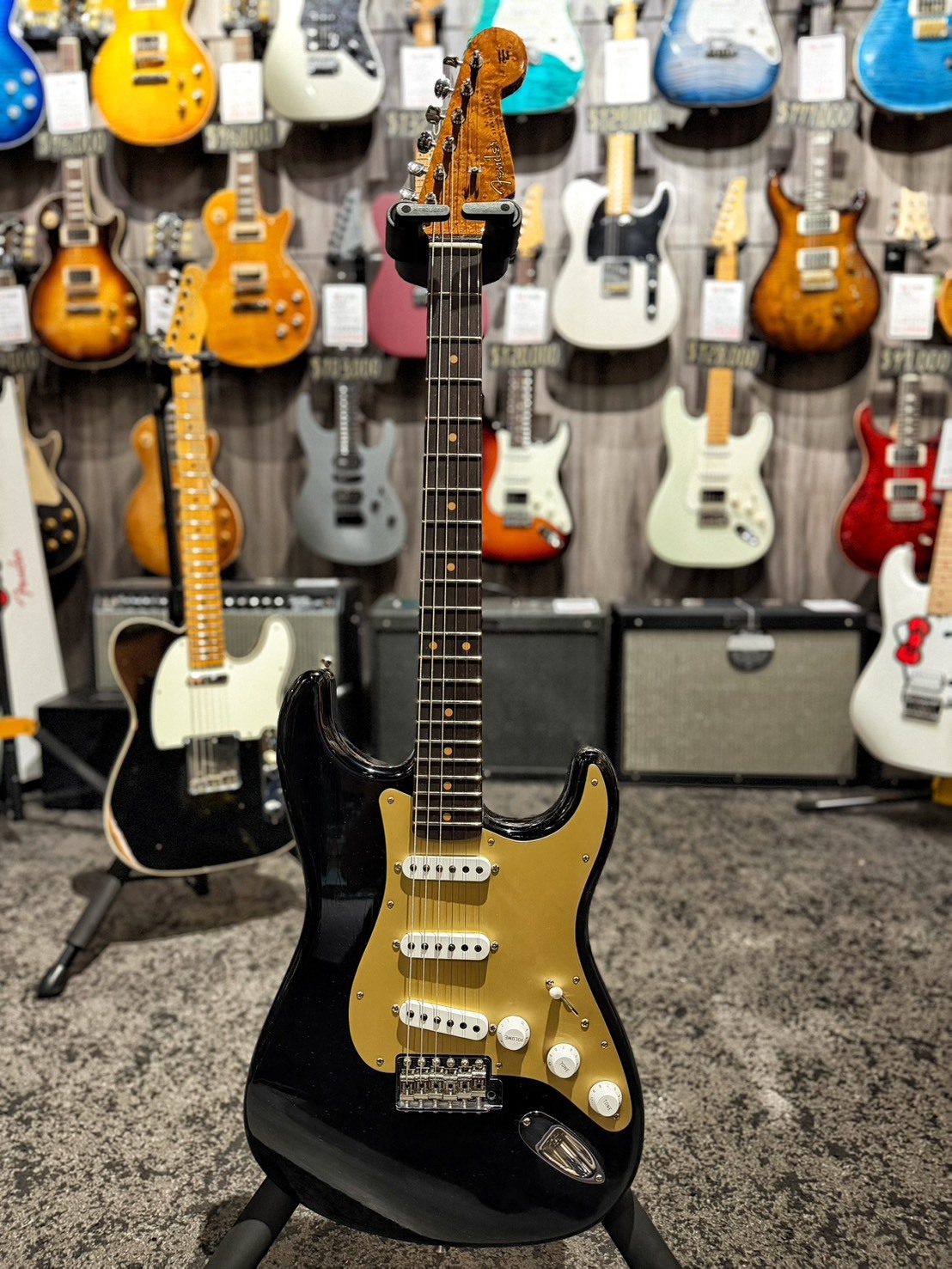 Fender CS LTD 1960 ROASTED STRAT DLX CC RW BLK 【宛伶樂器】