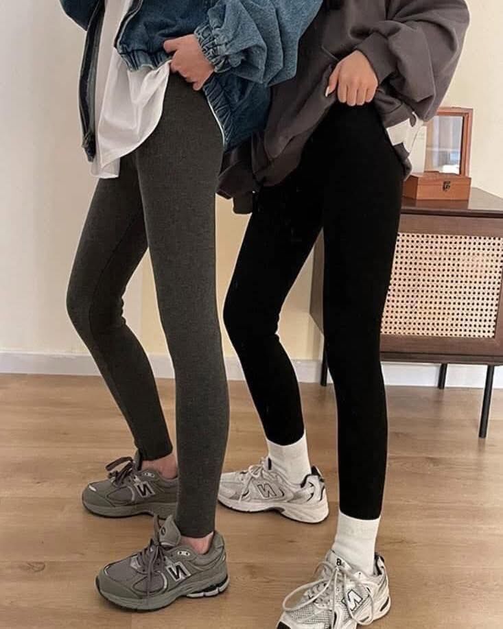 【超激瘦的彈力加絨內搭褲】（現貨）