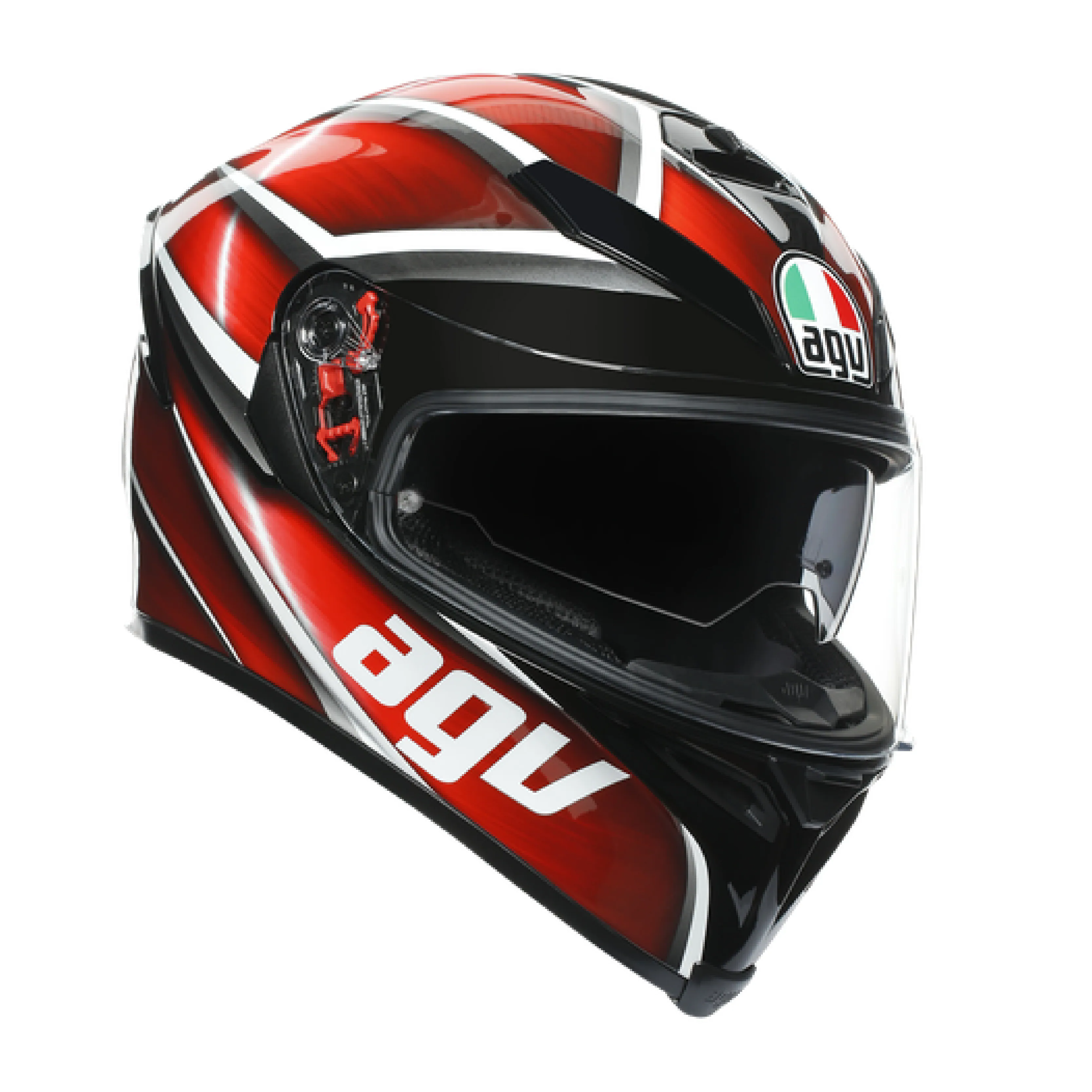 AGV K5S TEMPEST 黑紅 彩繪 全罩帽款
