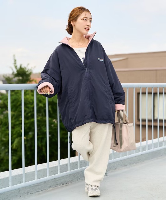 "新色入荷"日牌OUTDOORS 帽子可拆 防潑水尼龍抓絨襯裡可裡外雙面穿外套(6色) D1471