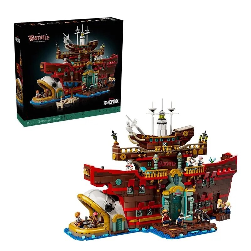 MOC One Piece The Baratie Floating Restaurant Custom Building Set Fit Lego NO BOX NA86761