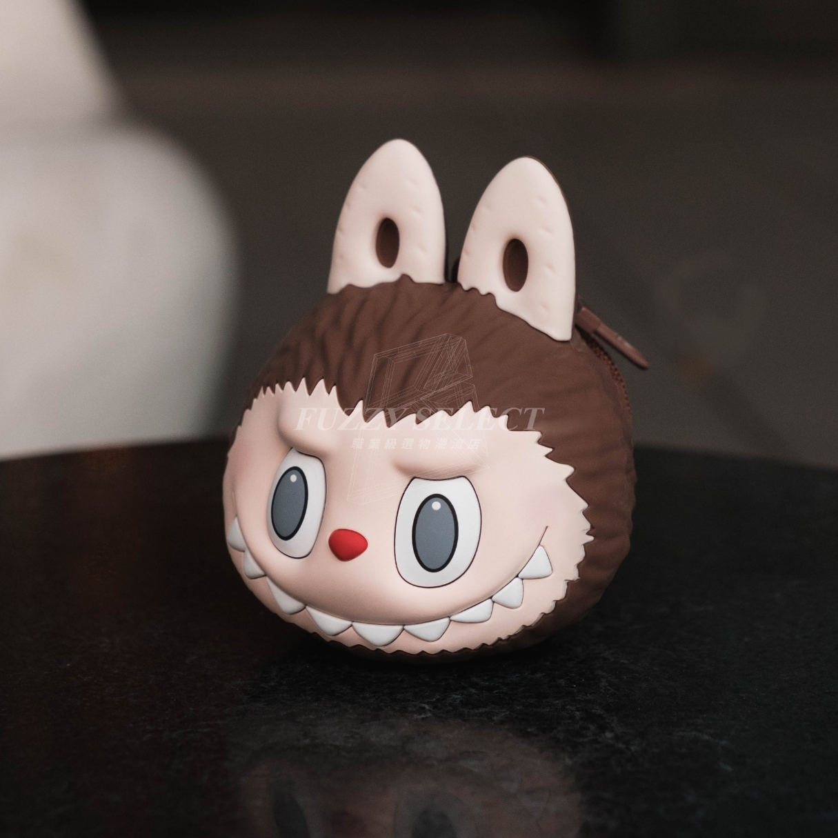 【逢甲 FUZZY】泡泡瑪特 Labubu The monsters 耳機包 零錢包 矽膠 吊飾 12305180030