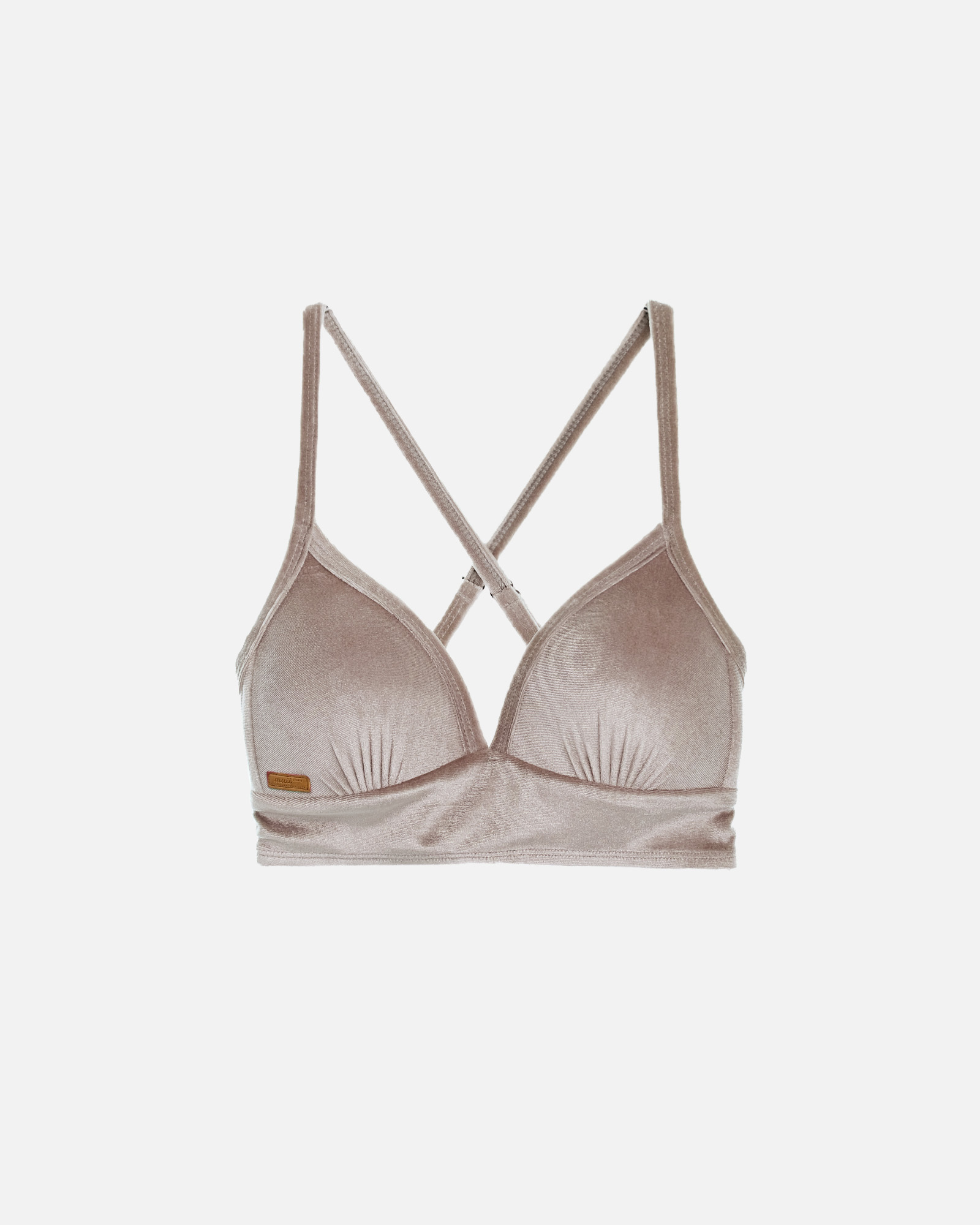 Ulva2 絨布馬甲美胸可調式背勾上衣特別色-XS