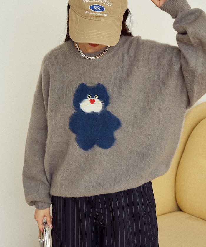 限時折扣預購┃ mojojojo 毛茸茸針織上衣