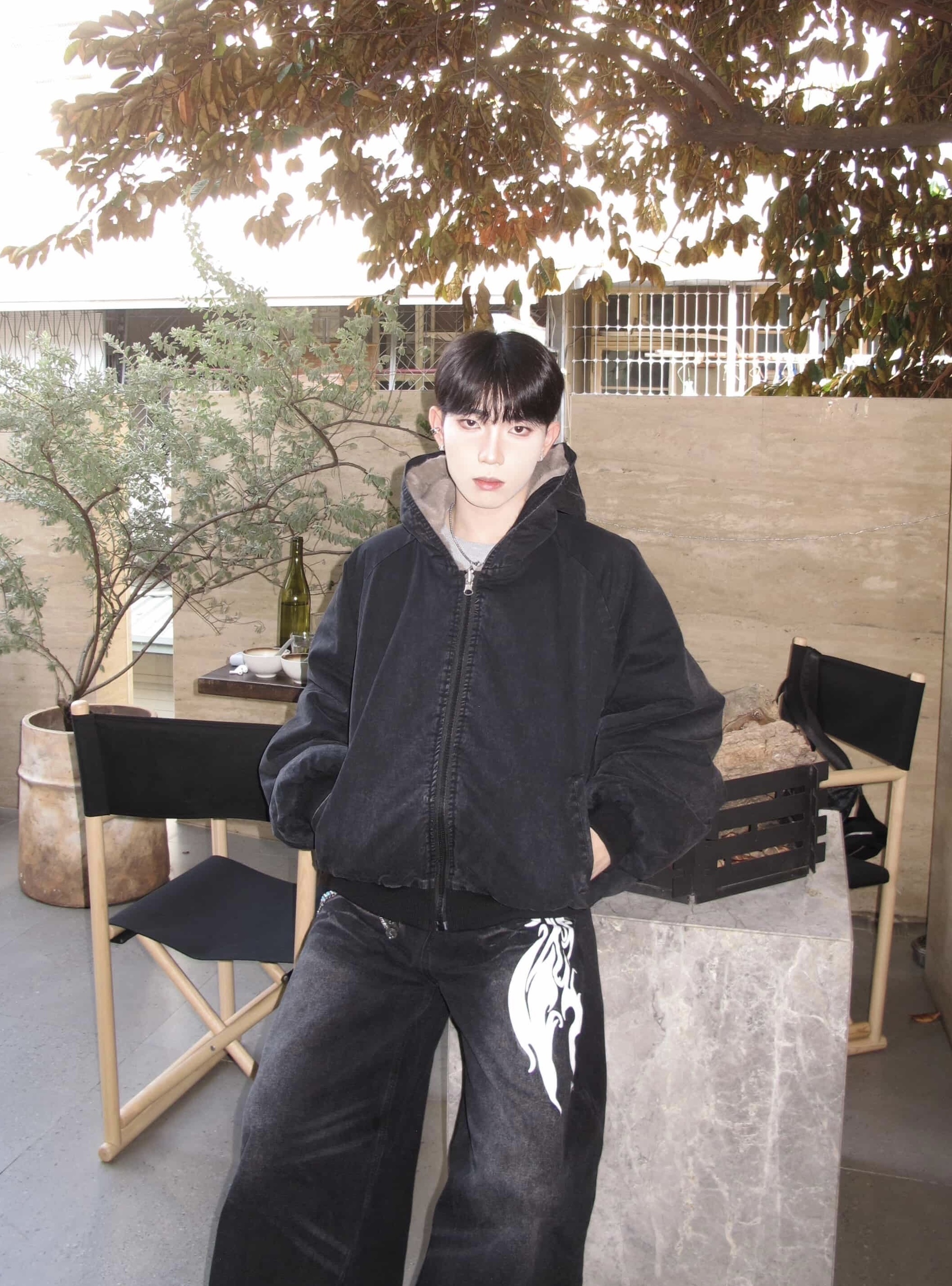 （售完不補）韓系質感兔毛外套 雙面可穿式