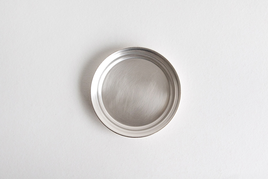 東屋 - 豆盆 黃銅鍍銀 中