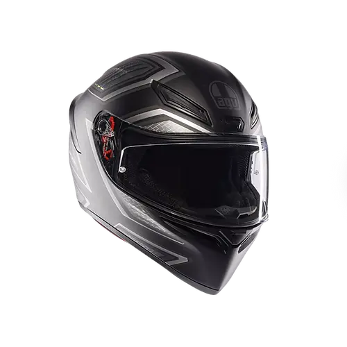 AGV K1 S Sling MattBlack Grey 黑灰 彩繪 全罩帽款
