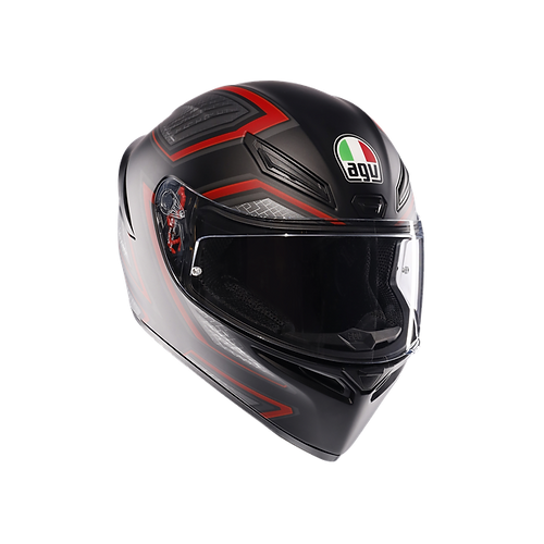AGV K1 S Sling MattBlack Red 黑紅 彩繪 全罩帽款