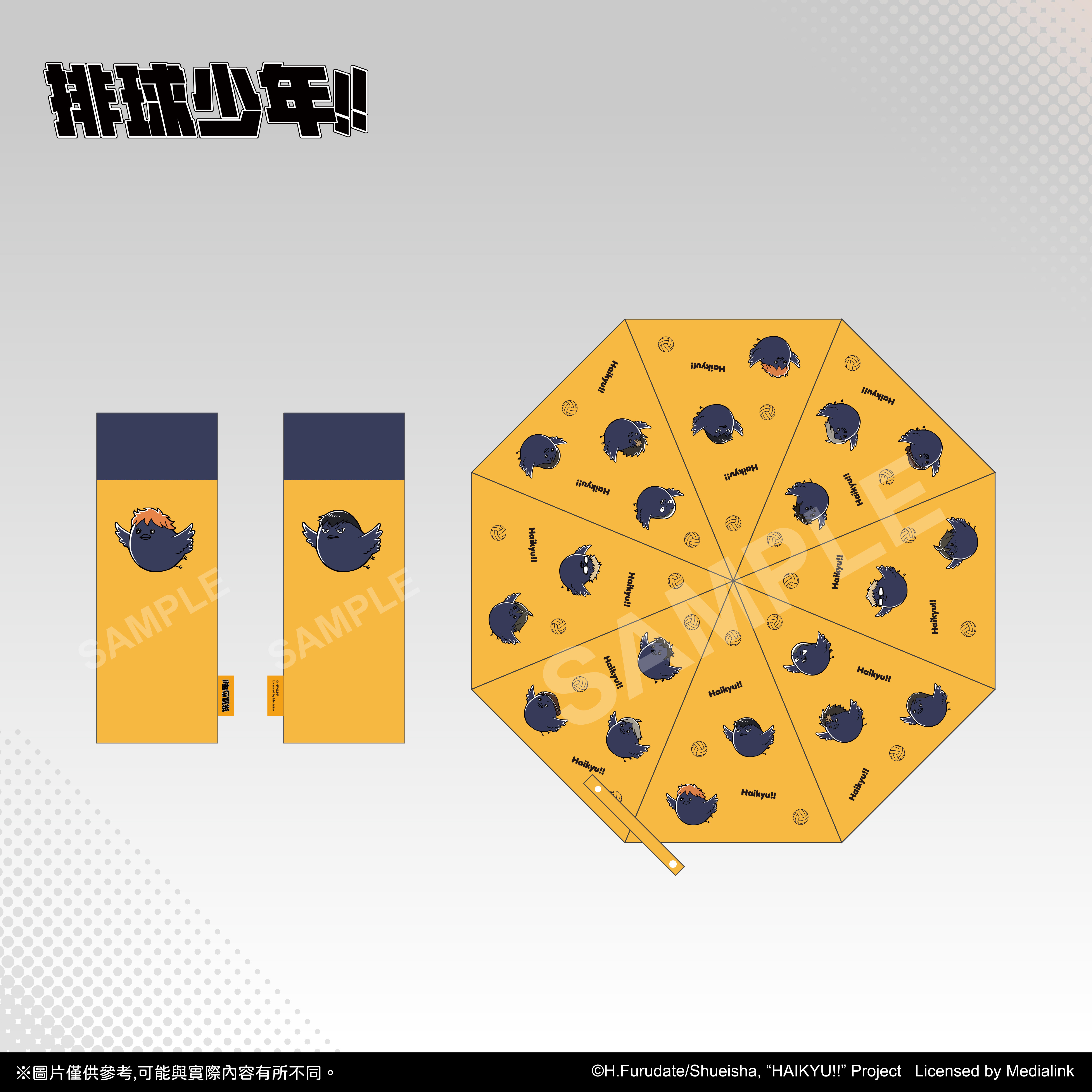 【預購】排球少年!!-摺疊傘-烏鴉