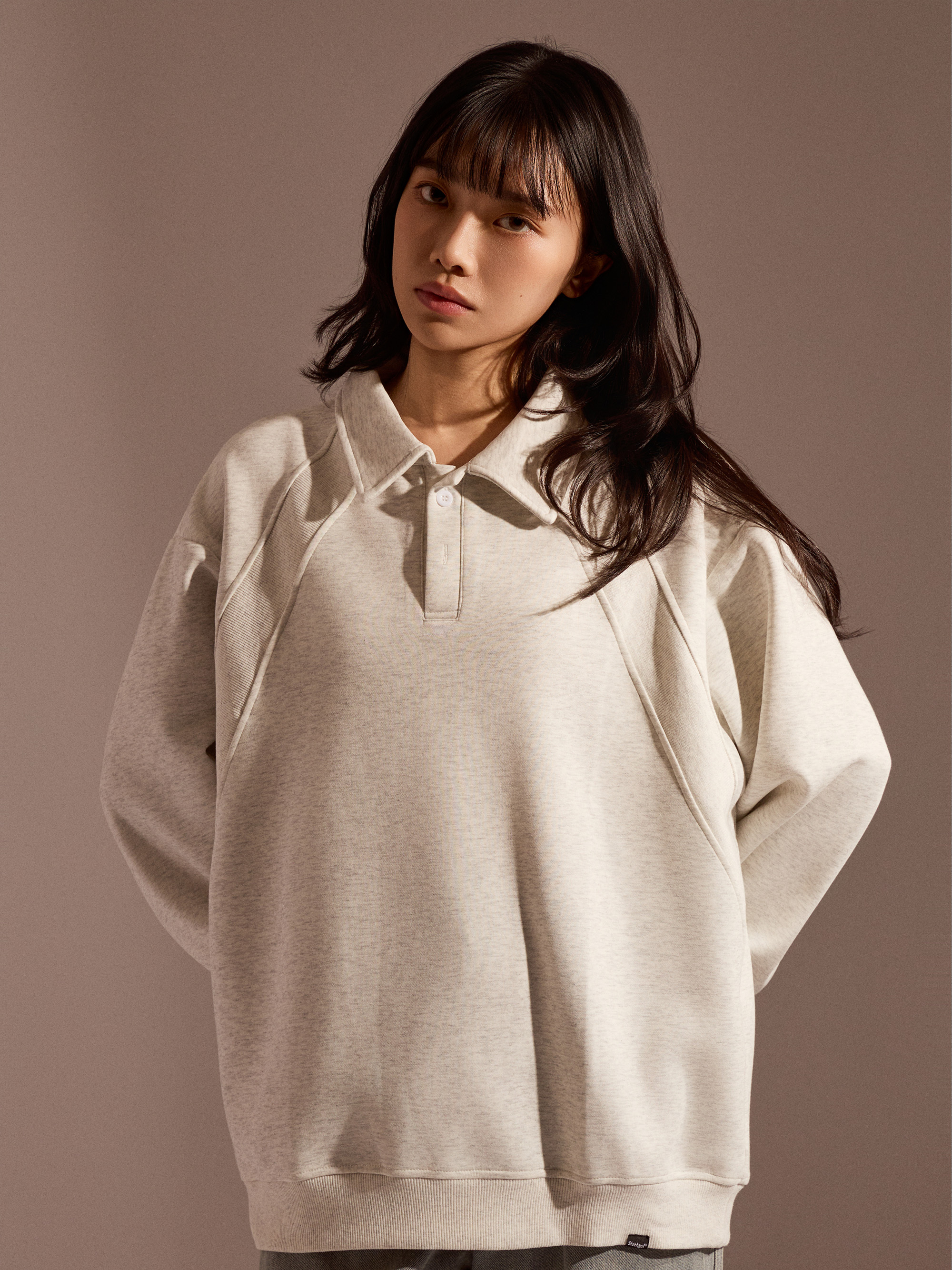 慢日落 POLO 領大學T