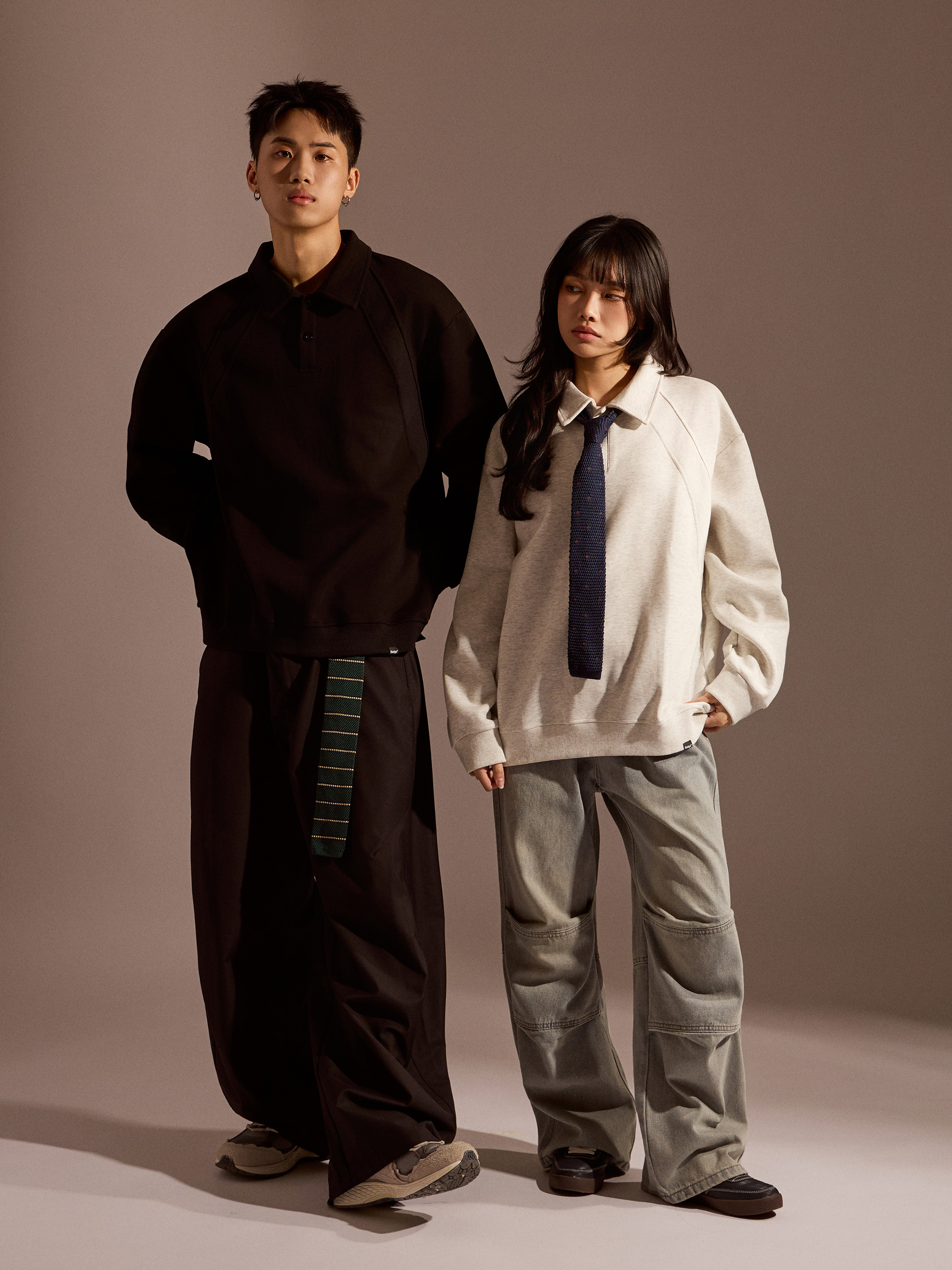 慢日落 POLO 領大學T