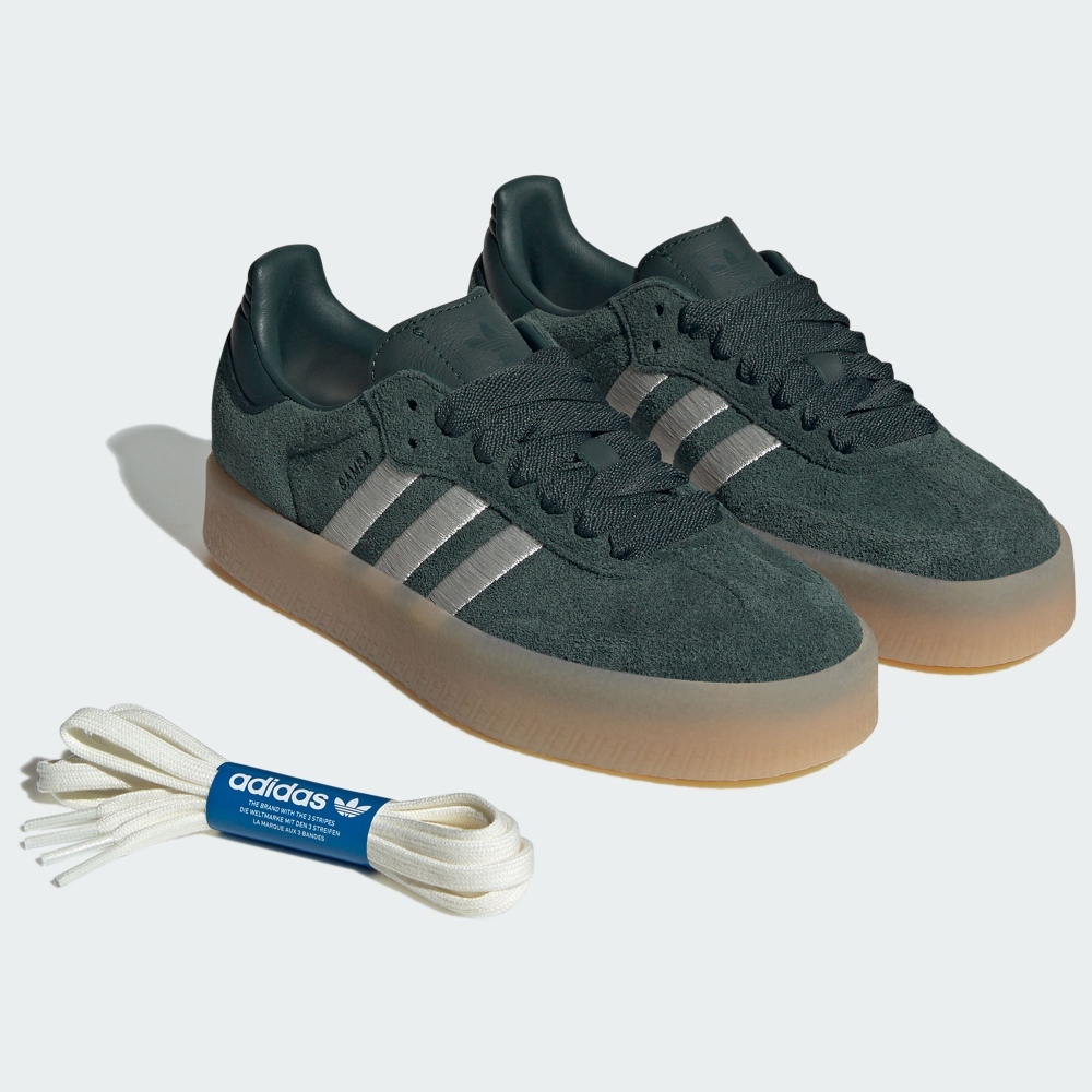 ADIDAS SAMBAE 復古綠 厚底 增高 焦糖底 女鞋 JQ0253 / 調貨