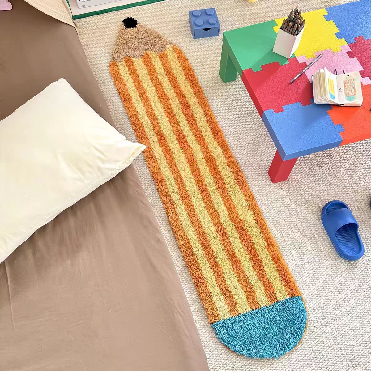 《6454》多巴胺長條鉛筆地墊(植絨)