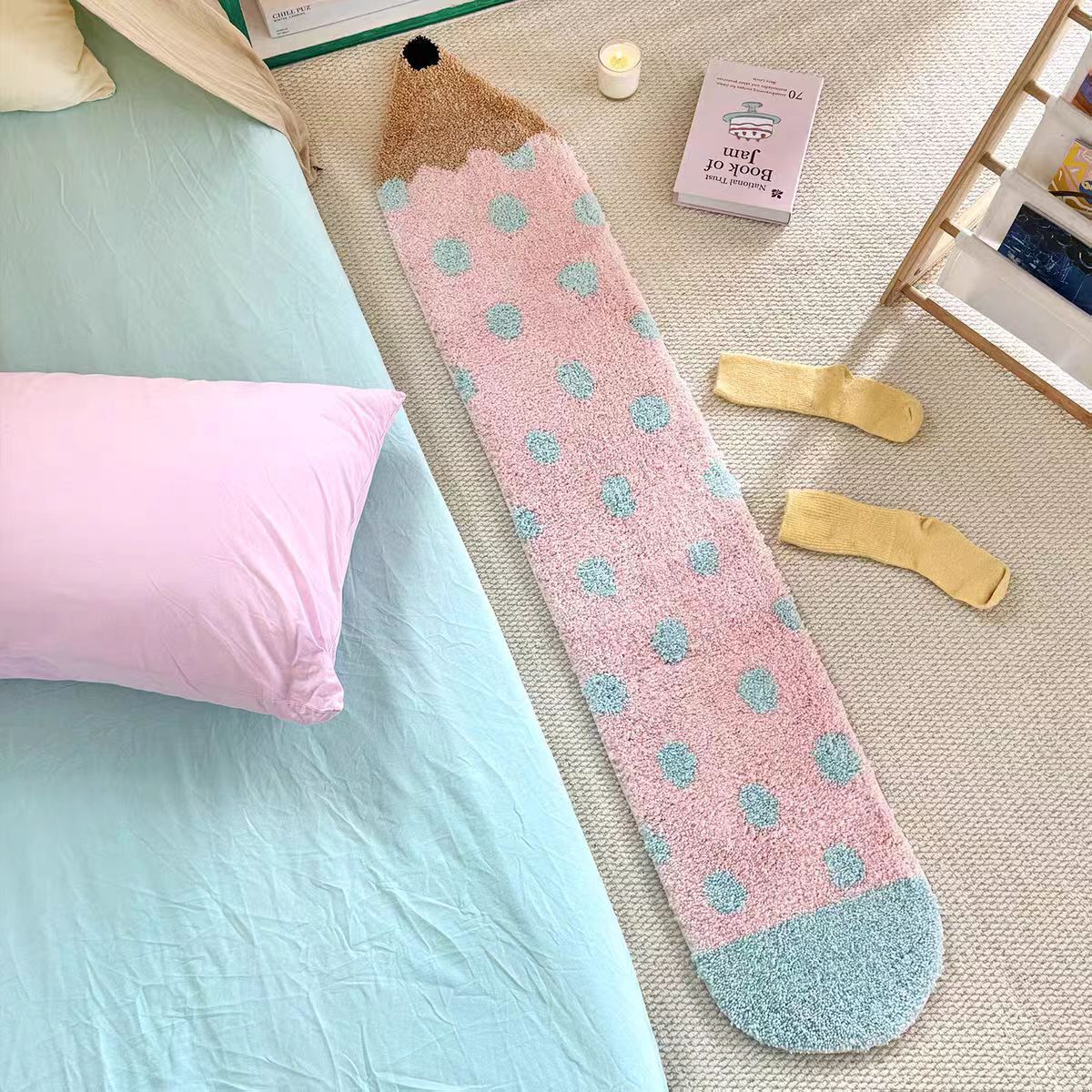 《6454》多巴胺長條鉛筆地墊(植絨)