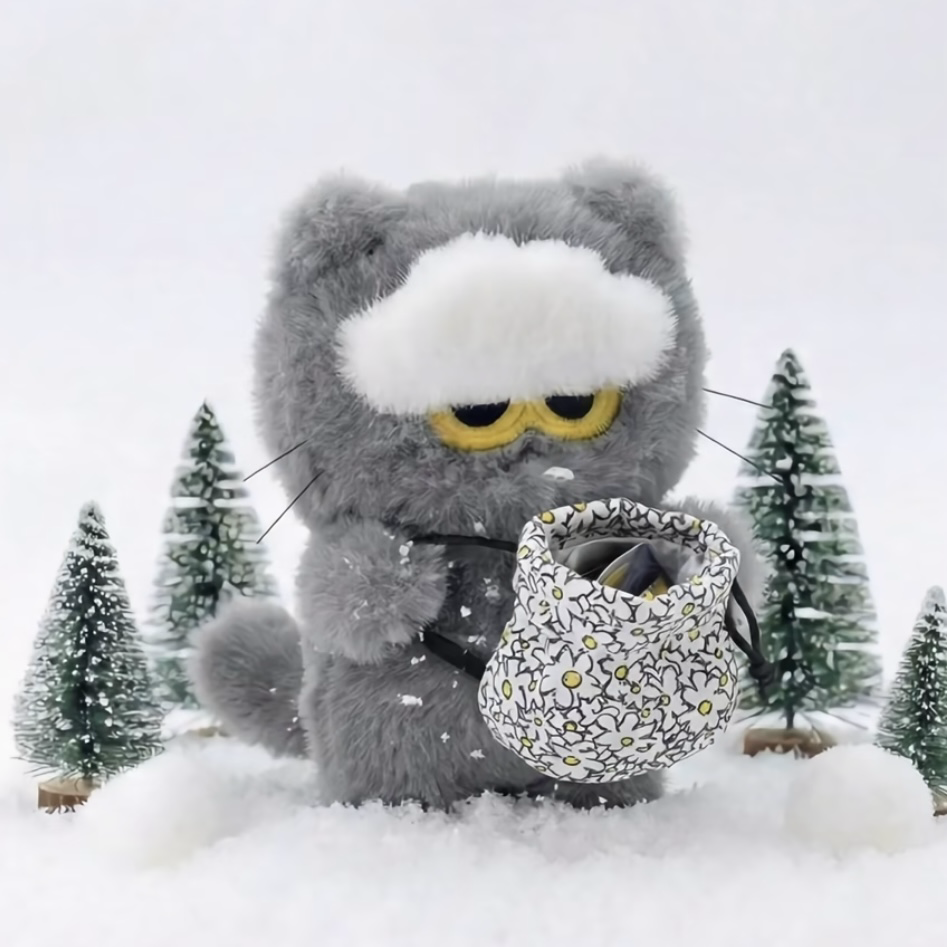 ZO&FRIENDS 冬季系列 毛絨 吊飾 提袋 錢包 灰貓ZOA 權志龍 GD