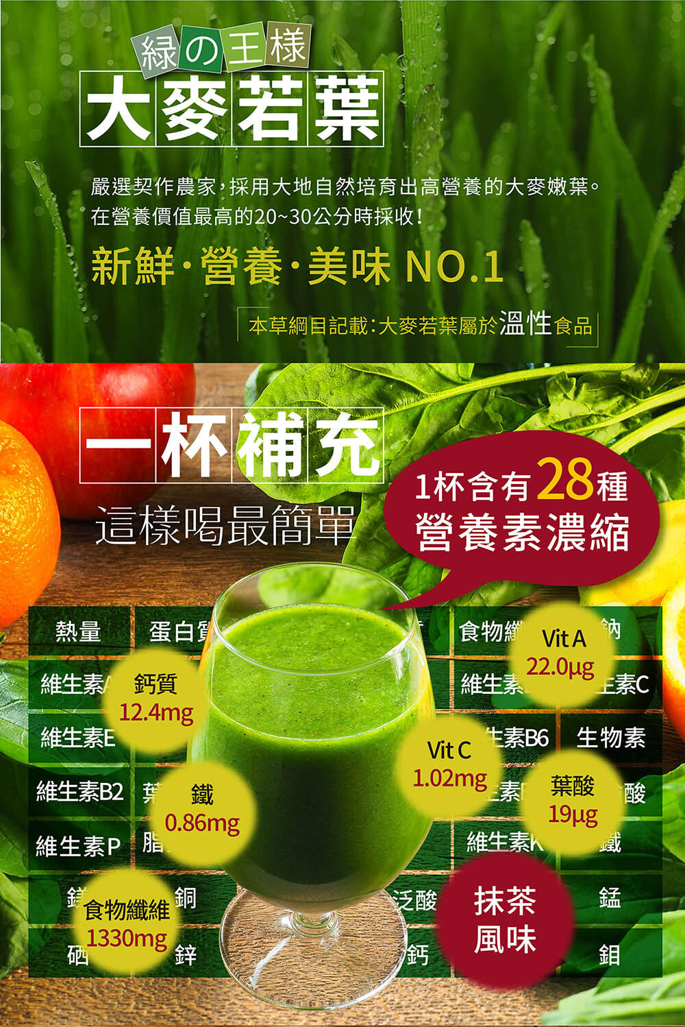 ITOH 大麥若葉 青汁 說明圖 6