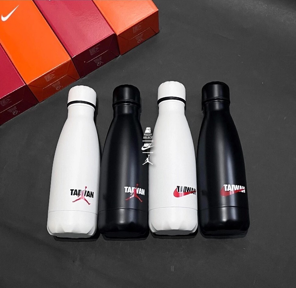 【逢甲FUZZY】Nike Jordan Thermo Bottle Taiwan 黑 白 保溫瓶 不鏽鋼
