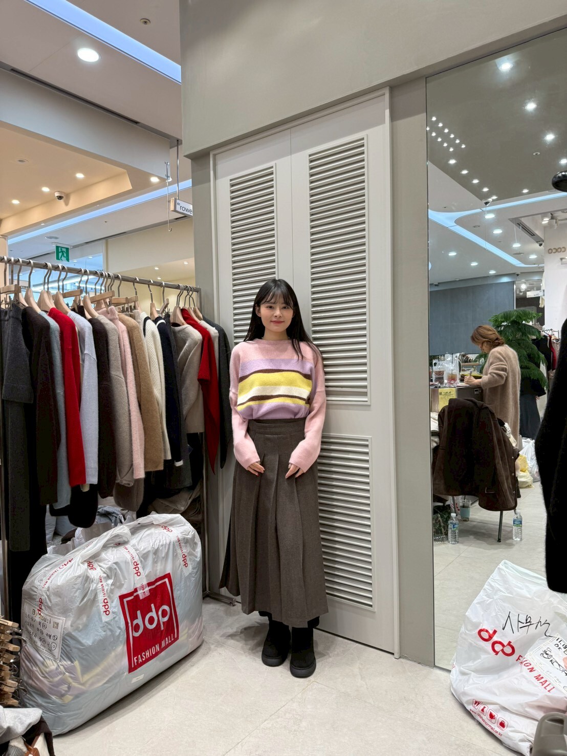 MU5302 純棉百摺長裙